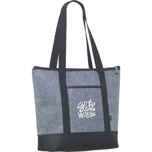 RPET Felt Cool Bag Shopper GRS Certified Custom Logo