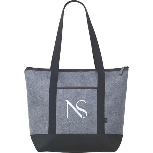 RPET Felt Cool Bag Shopper GRS Certified Custom Logo
