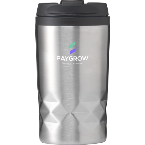 Mini Recycled Stainless Steel Mug (250ml) RCS Certified Custom Logo