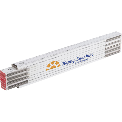  Wooden Folding Ruler 2 Metres Custom Printed