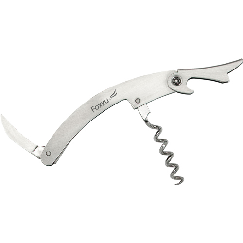Stainless Steel Fold Out Waiter's Knife Custom Logo