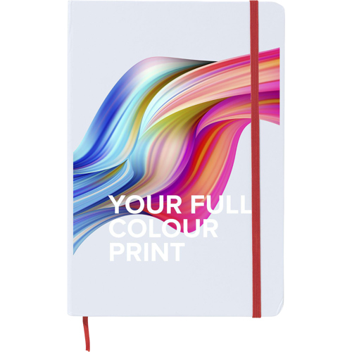 White Cover Notebook (approx A5)