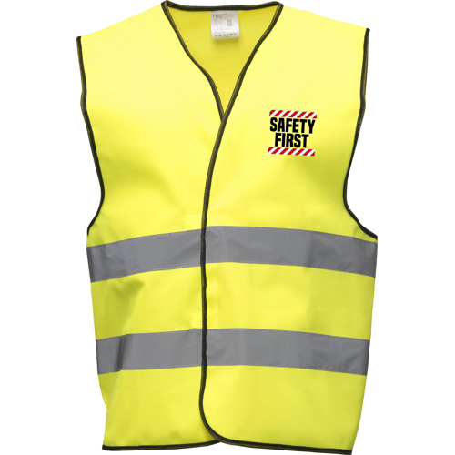 Printed Logo Safety Vest