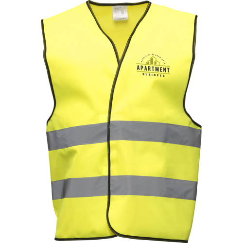 Printed Logo Safety Vest