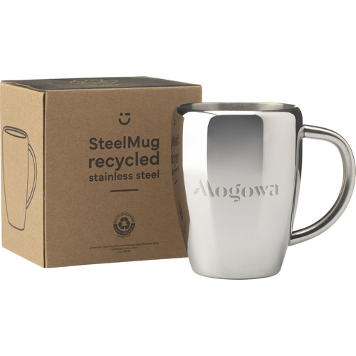 Insulated Recycled Stainless Steel Mug (220ml) RCS Certified Custom Logo