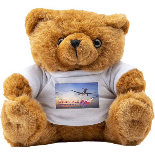 Big Browny Teddy Bear Soft Plush Toy Printed T Shirt
