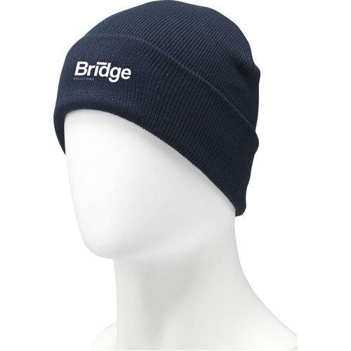 RPET Beanie Fold Over Cuff Branded Logo
