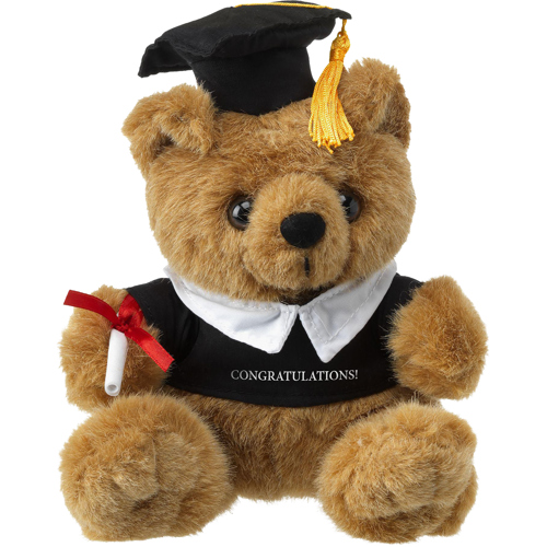 Branded Graduation Soft Plush Toy Teddy Bear Cap, Gown Diploma
