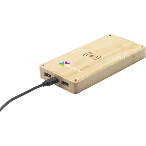 FSC Certified Wireless Solar Power Bank (8,000 MAh)