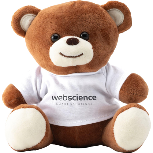 Dark Brown Soft Plush Teddy Bear Custom T Shirt