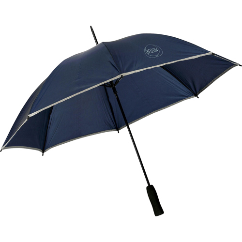 Reflective Storm Proof Umbrella Fibre Glass Frame - Custom Logo