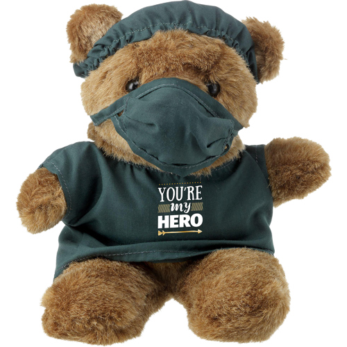 Printed Soft Plush Surgeon Teddy Bear
