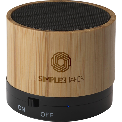 Bamboo FSC 100% Certified Wireless Speaker - Custom Logo