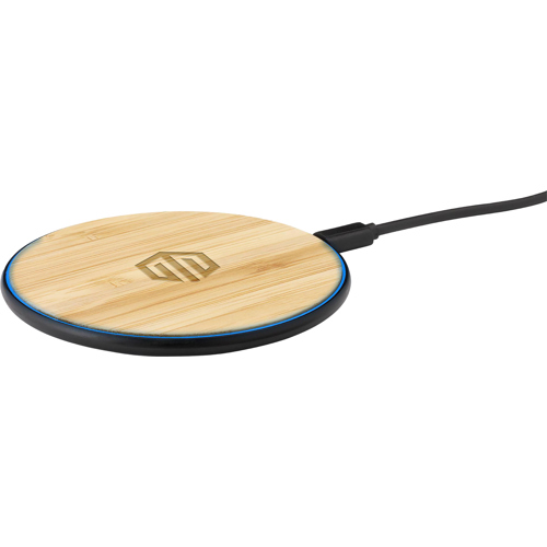 Bamboo Wireless Charger 10W Branded Logo