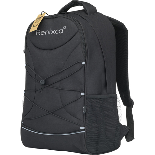 GRS Certified RPET Laptop Backpack Branded Logo