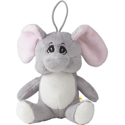 Plush Elephant Soft Toy Hanging Loop
