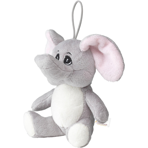 Plush Elephant Soft Toy Hanging Loop