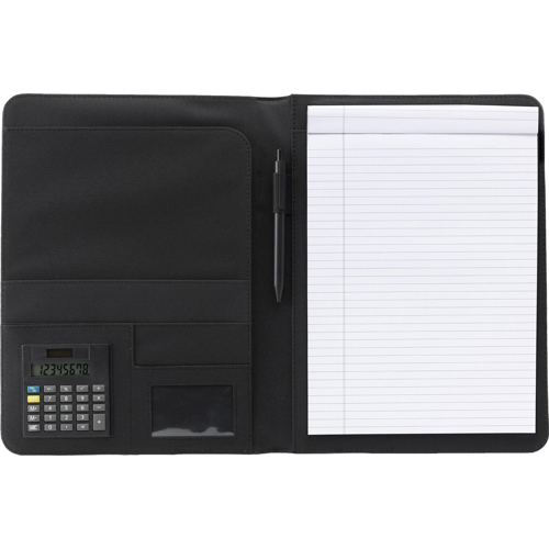 Promotional Conference Folder And Calculator A4 Faux Leather 