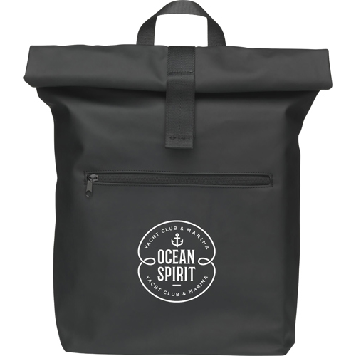 Recycled Roll-top Backpack 19 Litres Printed Logo