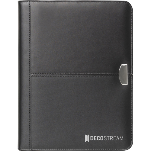 Bonded Leather Conference Folder (A4) Zip Closure Custom Logo
