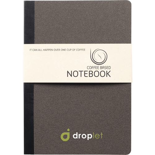 Recycled Coffee Grounds Cover Notebook (approx. A5)