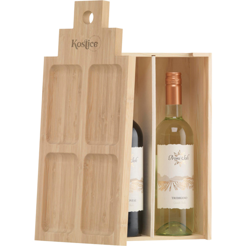 FSC 100% Certified Rackpack Wine Gift Box & Tapas Plate
