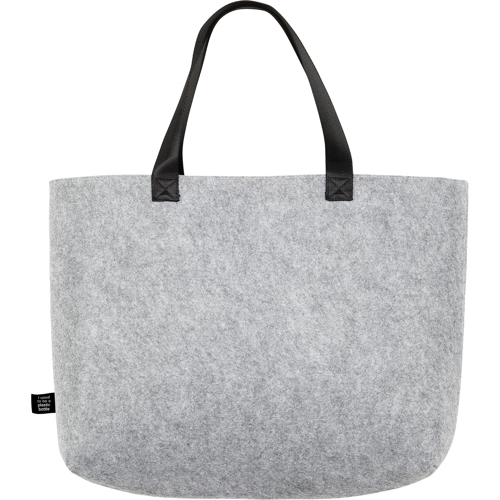 GRS Certified Branded RPET Felt Shoulder Bag