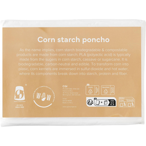 Reusable Corn Poncho 