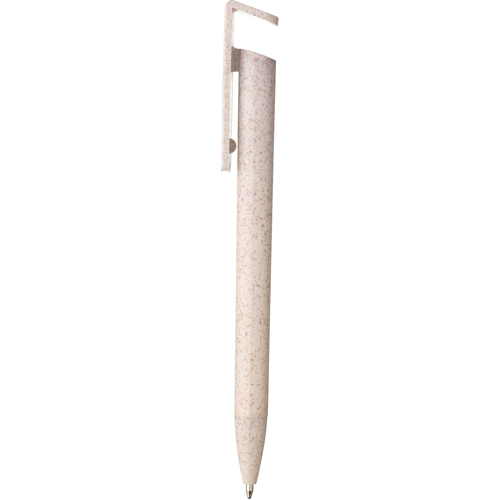 Printed Wheat Straw Ballpen & Phone Stand 