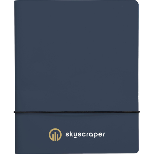 Made Recycled Italian Leather Notebook (approx. A5) Custom Logo