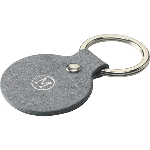 Made Recycled Round Denim Keyring