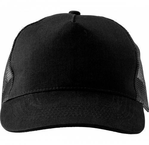 Branded Cotton Twill And Plastic Five Panel Baseball Cap
