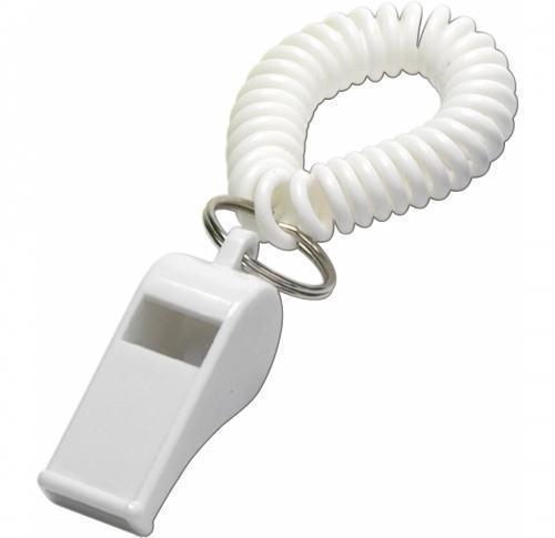 Whistle with wrist cord