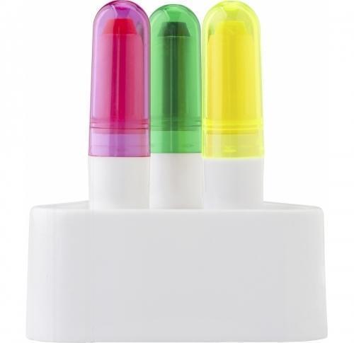 Set of three gel markers