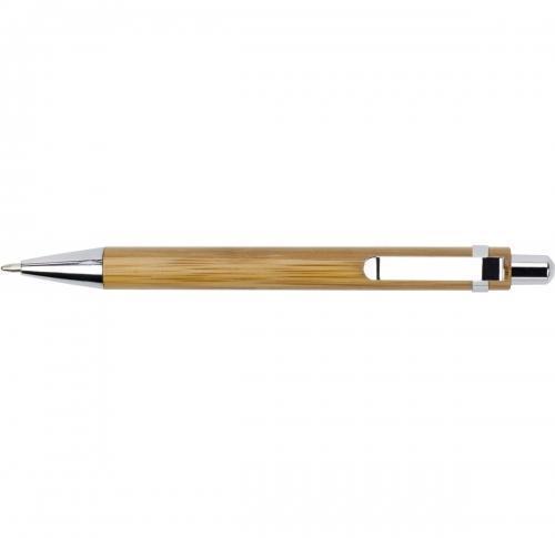 Wooden Pen Bamboo Blue Ink