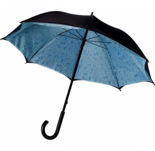 Customised Double Canopy Umbrellas Wooden Shaft