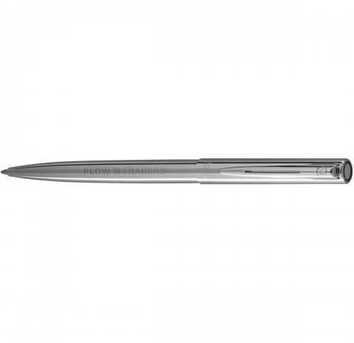 Custom Waterman Graduate Chrome Ballpens With Gift Box- Blue Ink