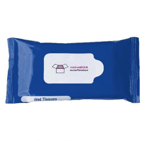 Customised Bag With 10 Wet Tissues