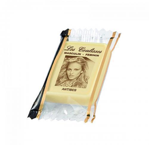 1 Personalised Belgian Chocolate 7g Clear Flowrap