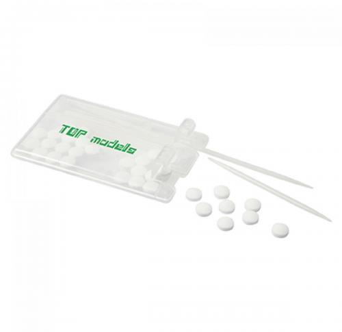 Plastic Mint Card & 7 Tooth Picks
