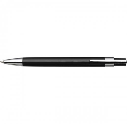 Plastic ballpen with black ink