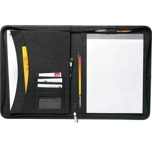 Custom Branded A4 Bonded Leather Document Conference Folders 
