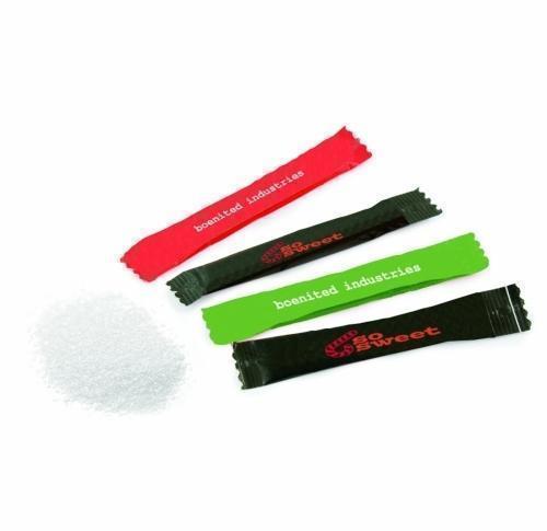 Promotional White Sugar Packed In Printed Paper Sticks