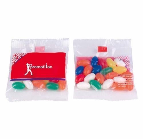 Bag with 25g of fruit gums or jelly beans