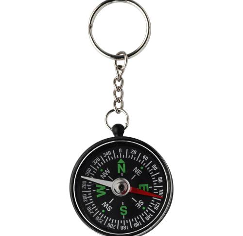 Key holder with compass