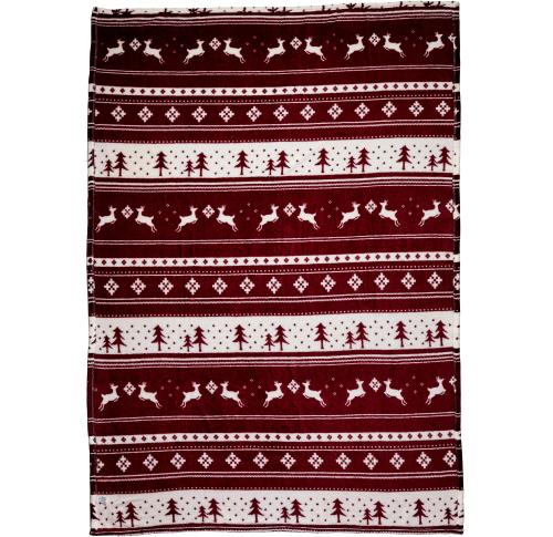 Flannel Fleece Snowmen Blankext (260 Gr/m2)