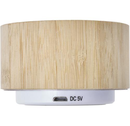 Branded Bamboo wireless speaker
