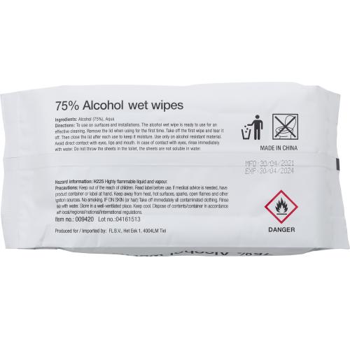 Custom Wet tissues (75% alcohol)