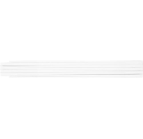 2m foldable ruler (white)