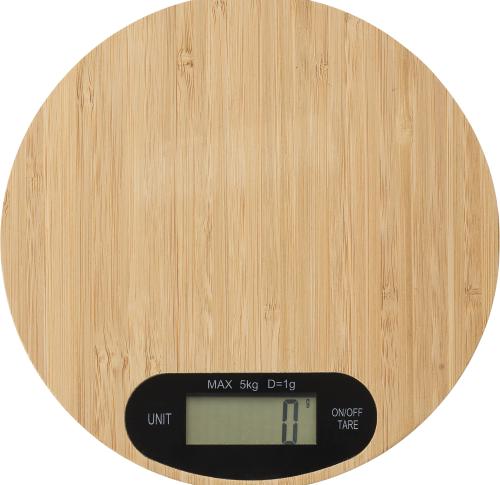 Bamboo kitchen scale